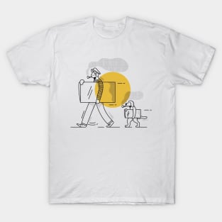 Painter and Dog T-Shirt